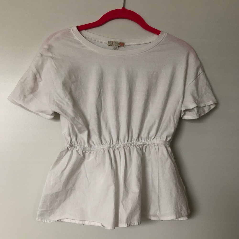 Casual but cute white tee from Dillard’s